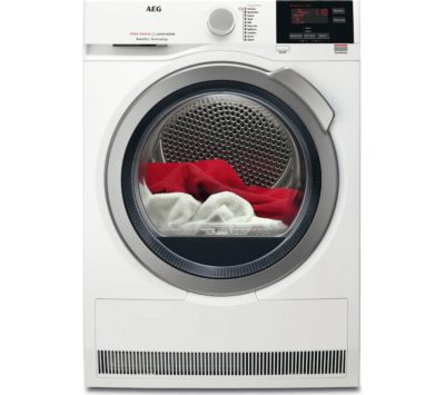 AEG SensiDry T7DBG832R Heat Pump Tumble Dryer - White AEG SensiDry T7DBG832R Heat Pump Tumble Dryer - White